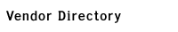 Vendor Directory